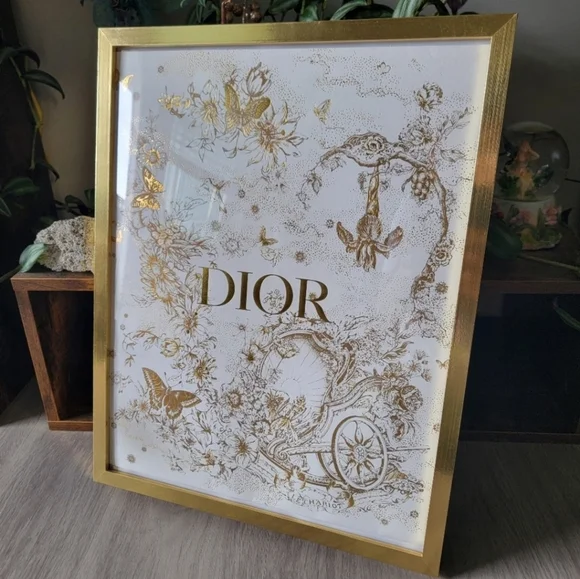 5pcs Dior Cosmetic Pouch, Ribbon And Framed Shopping Bag - Picture 4 of 15